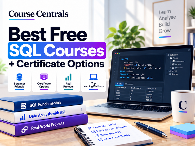 best free sql courses + certificates